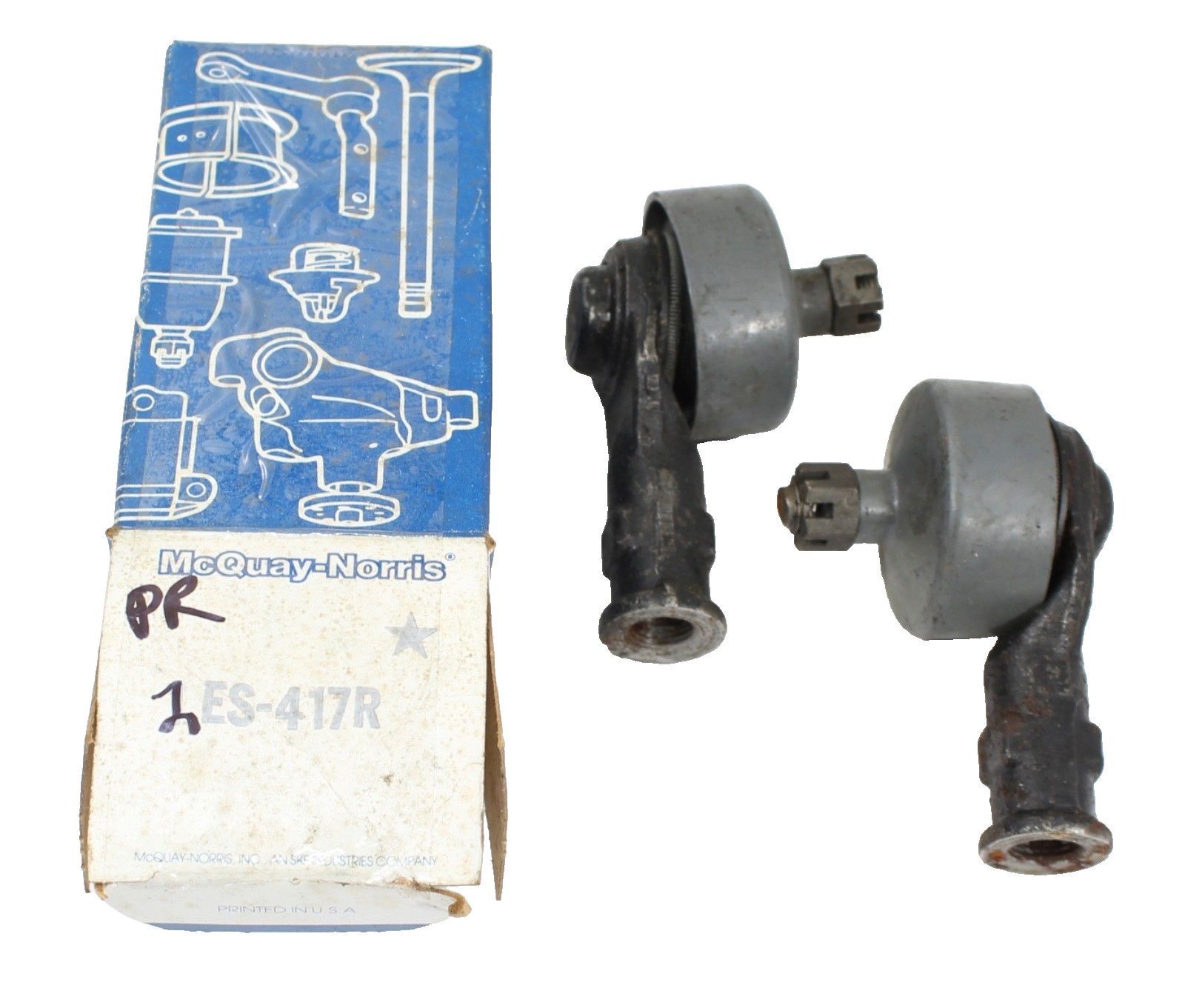 Tie Rod Ends Outer (2) ~ 1971 1972 Ford Pinto ~ McQuay Norris ~ ES-417 R
