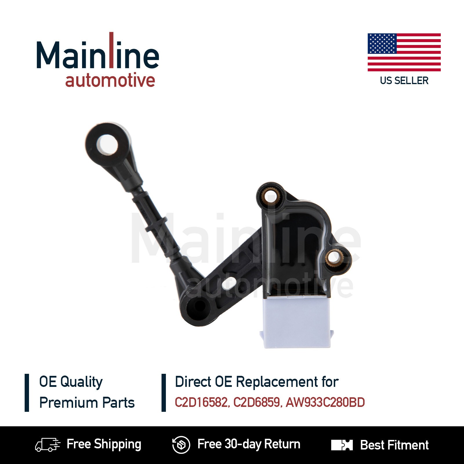 Rear Suspension Ride Height Sensor For 10-14 Jaguar XJ Direct OE Replacement