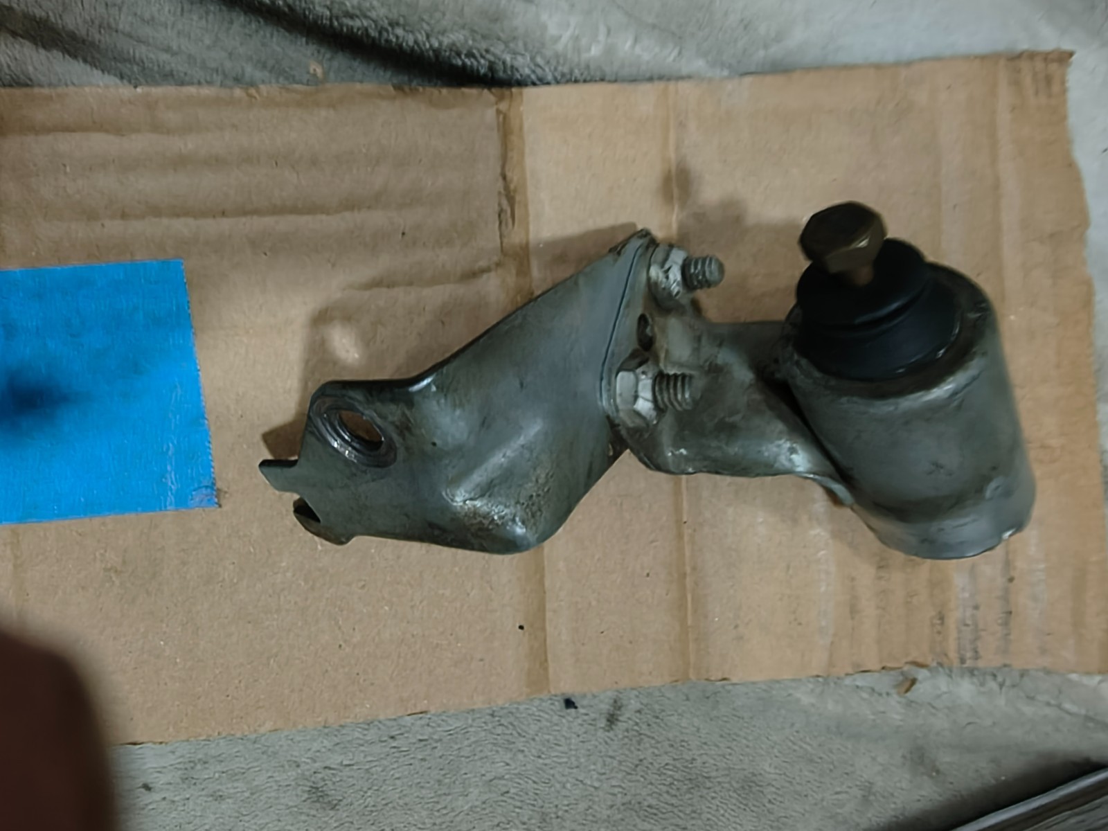 68 Pontiac Idle Stop Solenoid Mounting Bracket(original) 1968 68 Pontiac Idle Stop Solenoid Mounting Bracket(original) 1968