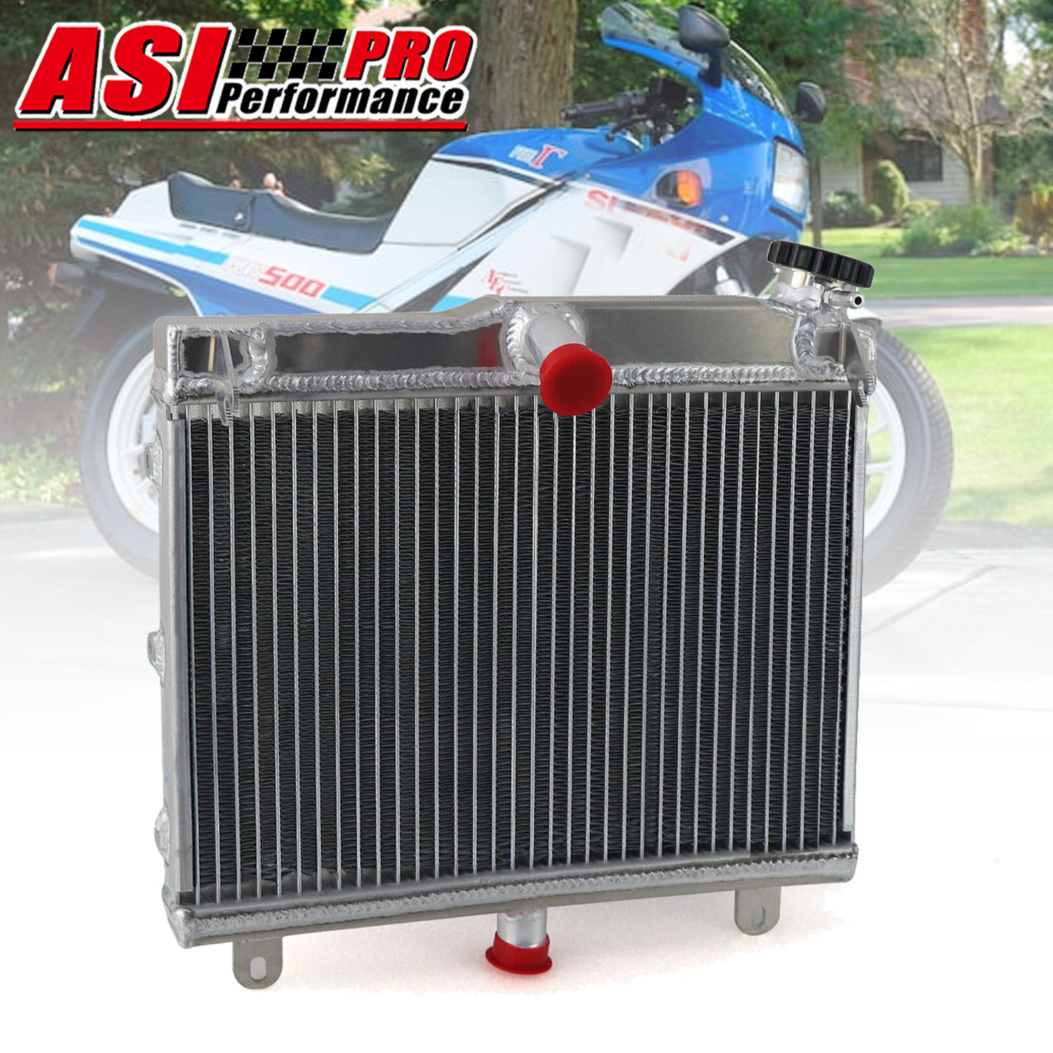 Aluminium Radiator Fits 1985 1986 1987 Suzuki RG500 RG400 High Quality