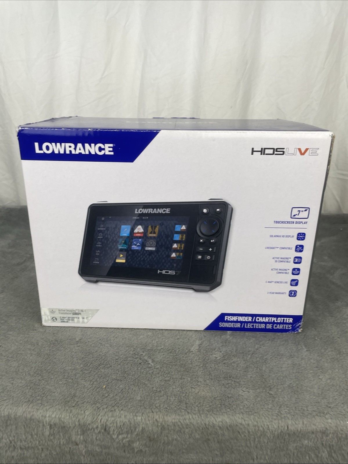 Lowrance HDS-7 Live Fishfinder Chartplotter with 3-in-1 Transducer Lowrance HDS-7 Live Fishfinder Chartplotter with 3-in-1 Transducer