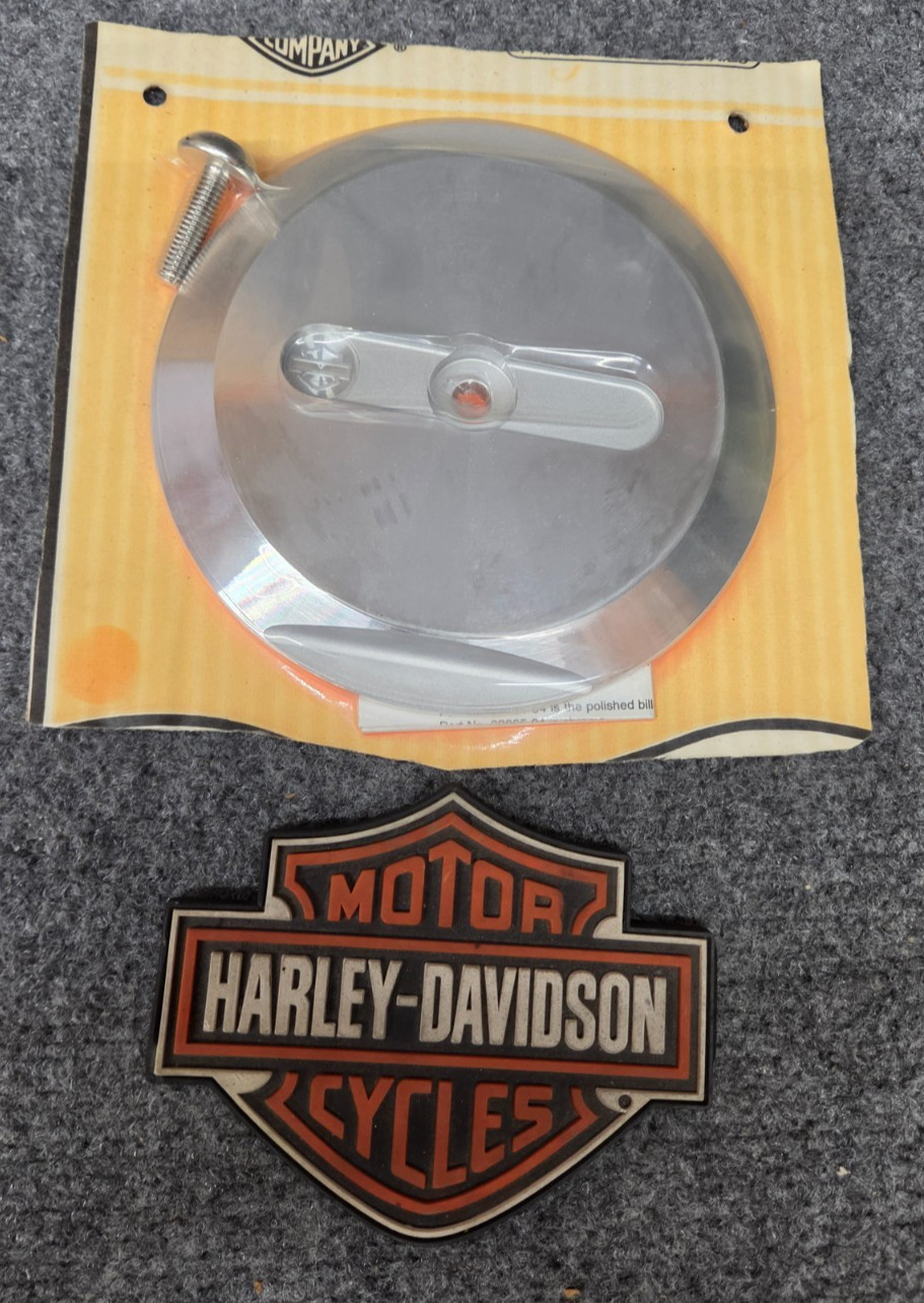 OEM HARLEY-DAVIDSON 1984+ BIG TWIN POLISHED BILLET AIR CLEANER COVER 25451-94