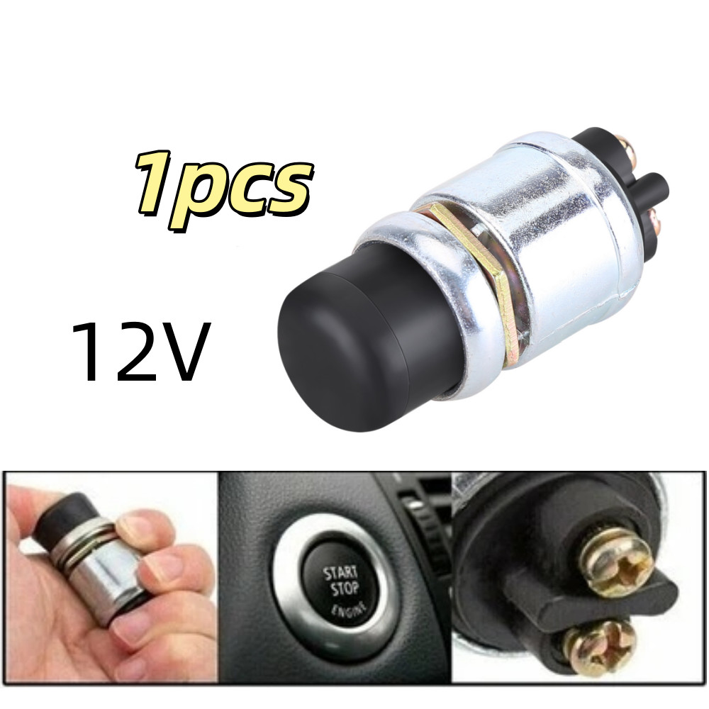 50A 12V Waterproof Car Boat Track Switch Push Button Horn Engine Start Starter