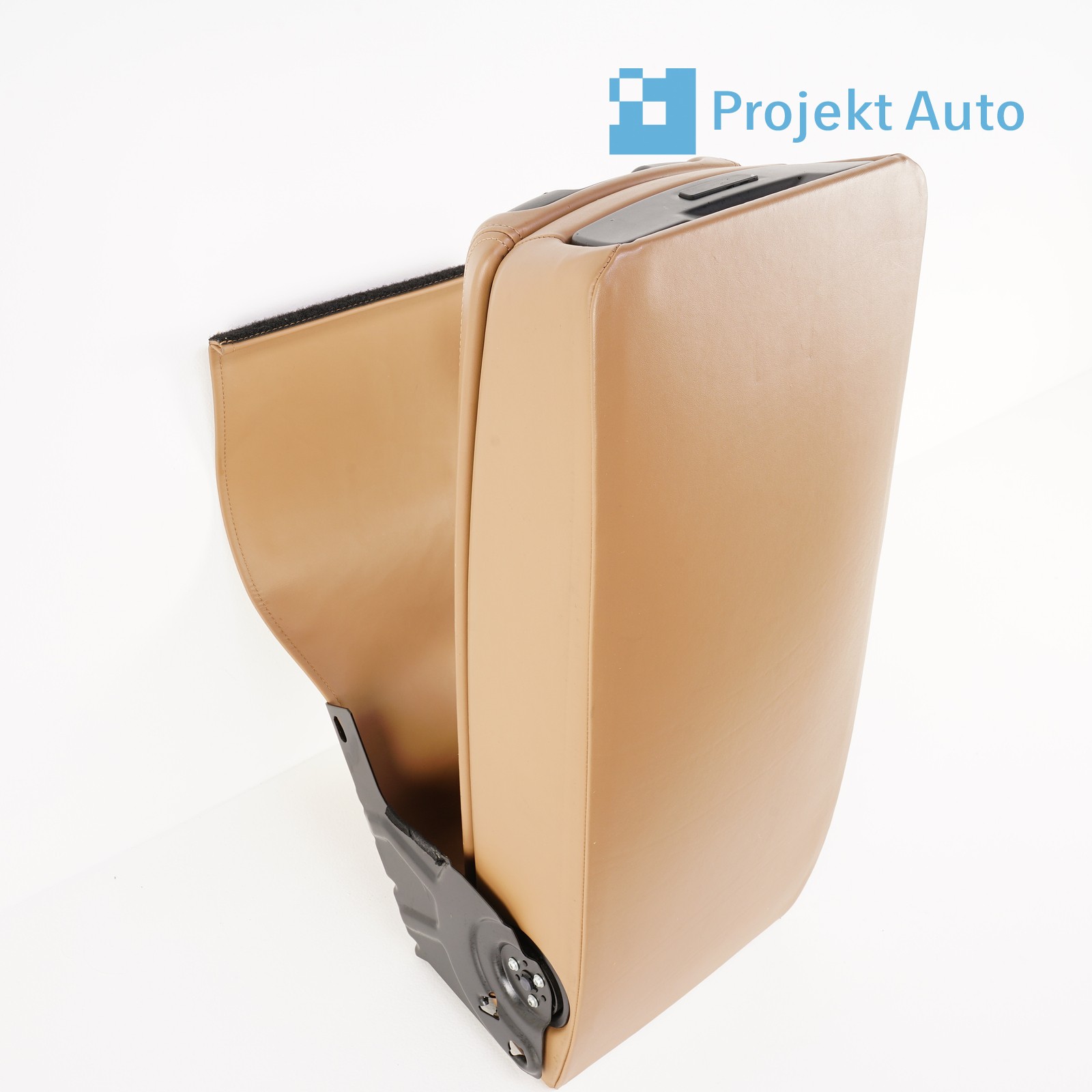 09-15 OEM BMW Rear Armrest Console Saddle Brown Nappa NAD5 7 Series F01 F02 F04