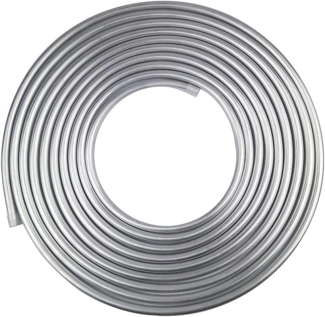 3/8 Fuel Line, 3003 Grade Aluminium Tubing for Brake Line, Metal Gas Line, 25FT