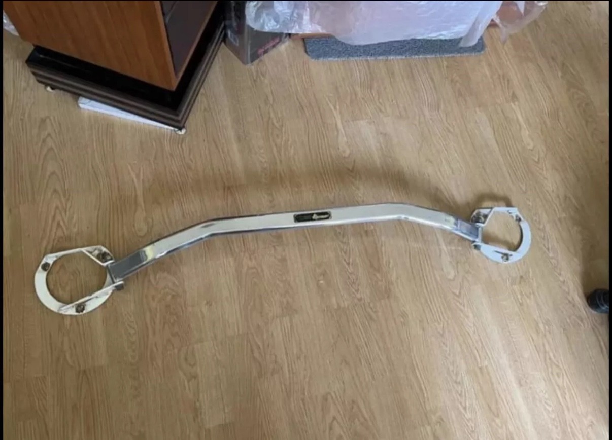 HKS Kansai Strut Tower Bar Brace For Subaru Legacy BP5 BL5 Rare JDM STI Wagon HKS Kansai Strut Tower Bar Brace For Subaru Legacy BP5 BL5 Rare JDM STI Wagon