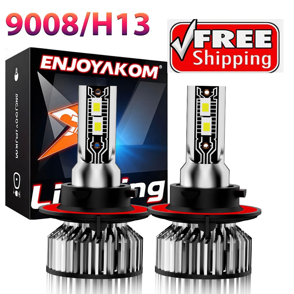 2x 9008 H13 LED Headlight Bulb 26000LM High Low Beam Super Bright White