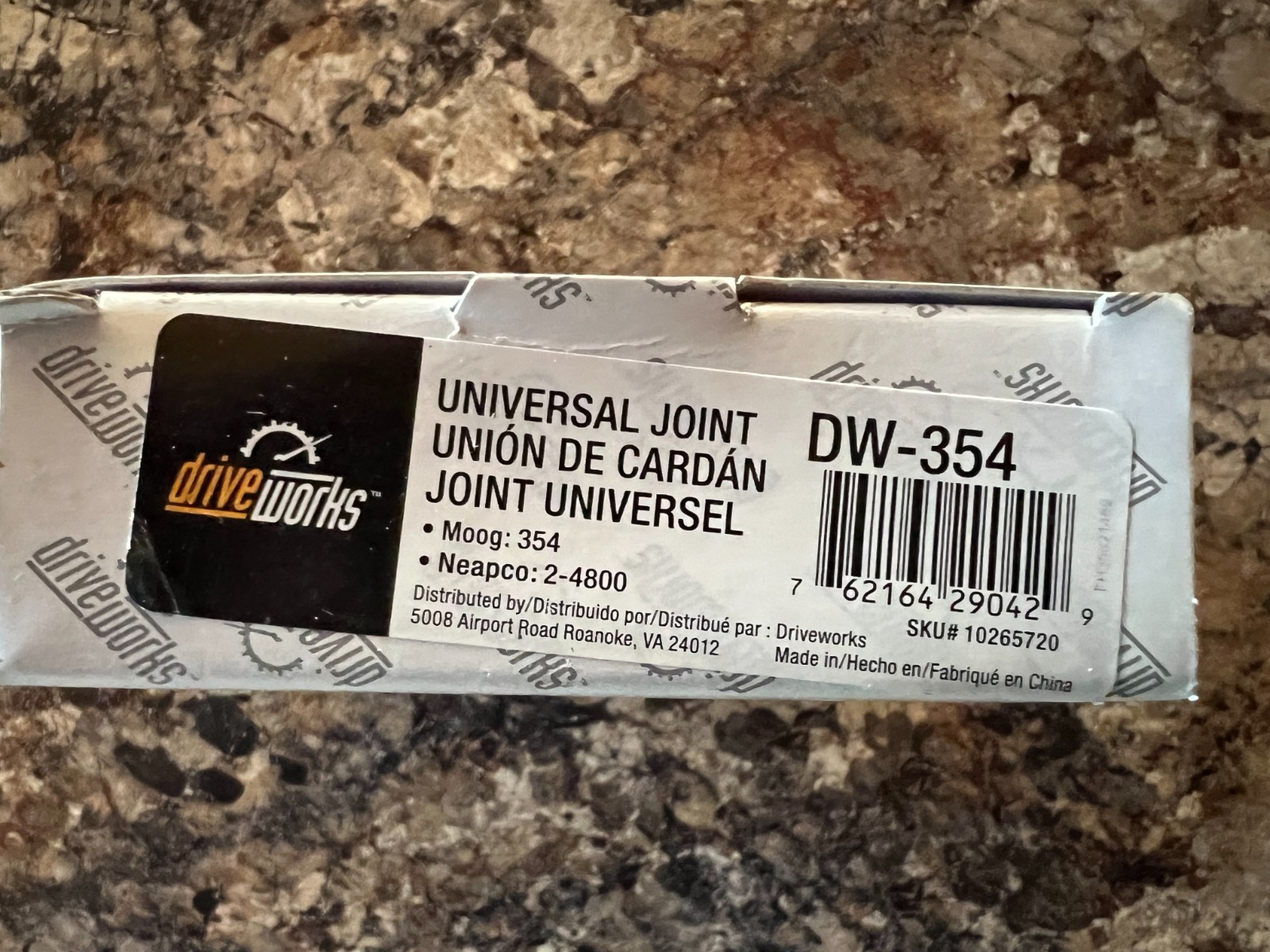 DriveWorks U-Joint DW-354 Greaseable Universal Joint Moog 354 Neapco 2-4800 DriveWorks U-Joint DW-354 Greaseable Universal Joint Moog 354 Neapco 2-4800