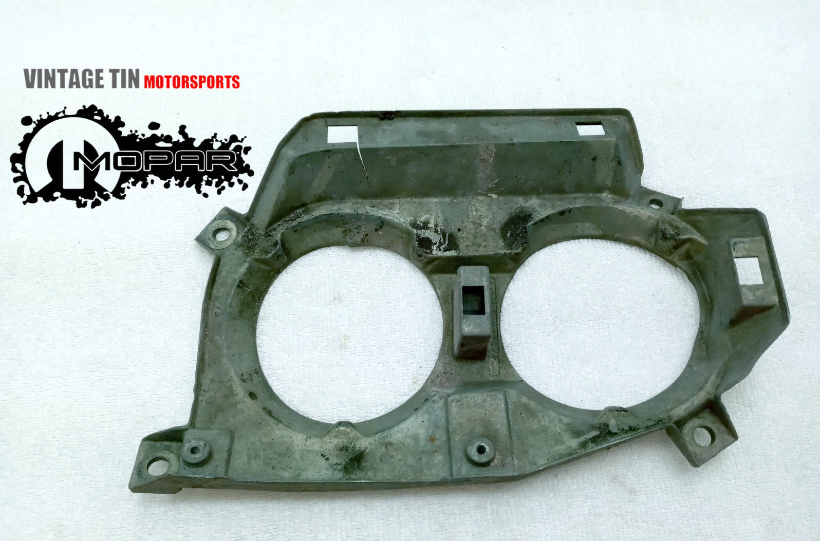 1st Gen Cummins Round Headlight Housing 4087295 1984-1993 Dodge Truck D250 Rare
