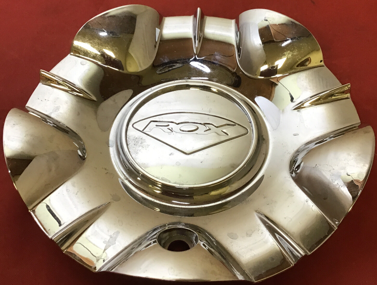 ONE NEW ROX CHROME CENTER CAP TC-030 /11262