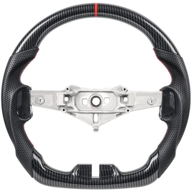 For 2011-17 Jeep Wrangler Grand Cherokee 11-13 Carbon Fiber Black Steering Wheel For 2011-17 Jeep Wrangler Grand Cherokee 11-13 Carbon Fiber Black Steering Wheel