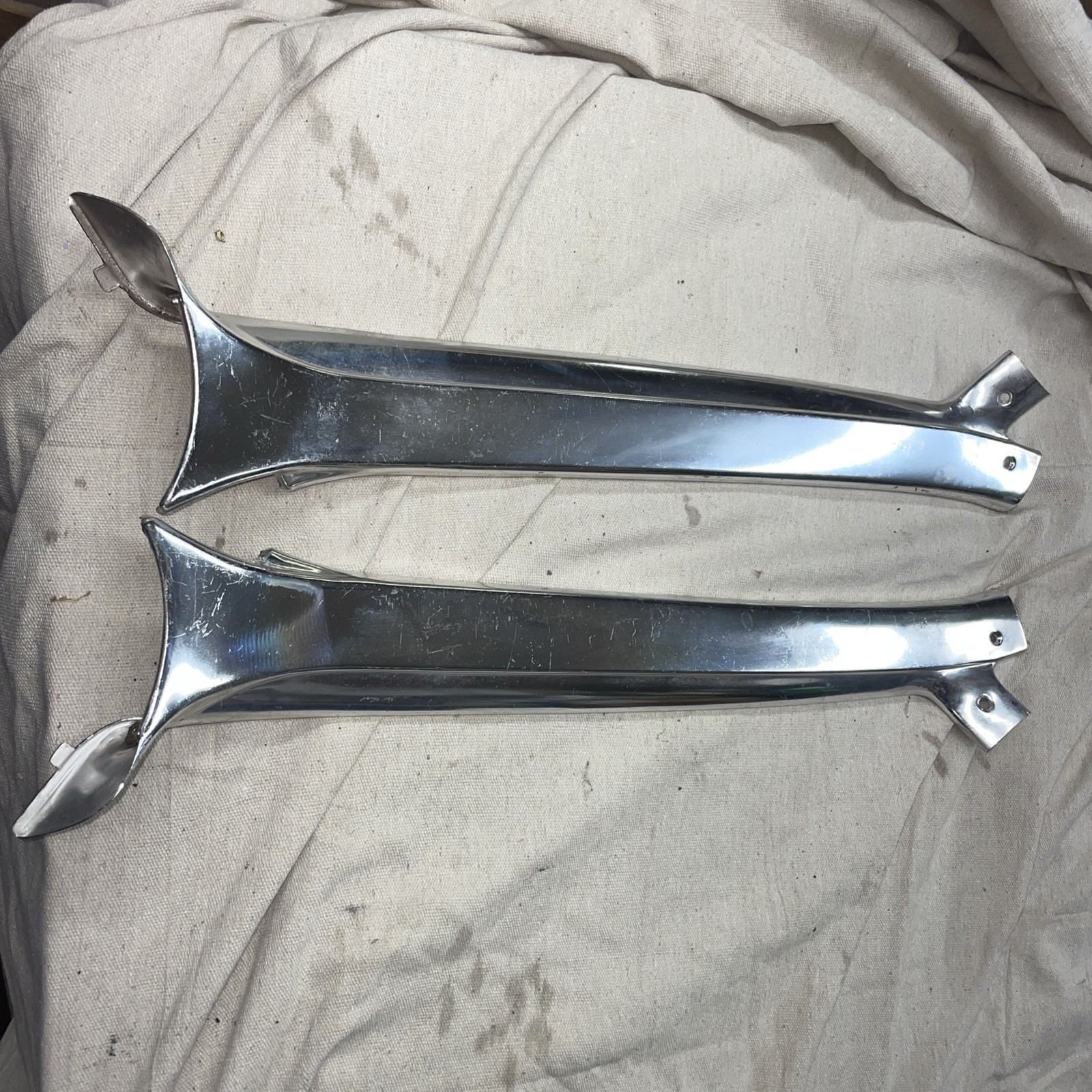 1963-64 Chevrolet Impala Interior A-Pillar Trim Molding, 2-Door Hardtop Pair 1963-64 Chevrolet Impala Interior A-Pillar Trim Molding, 2-Door Hardtop Pair
