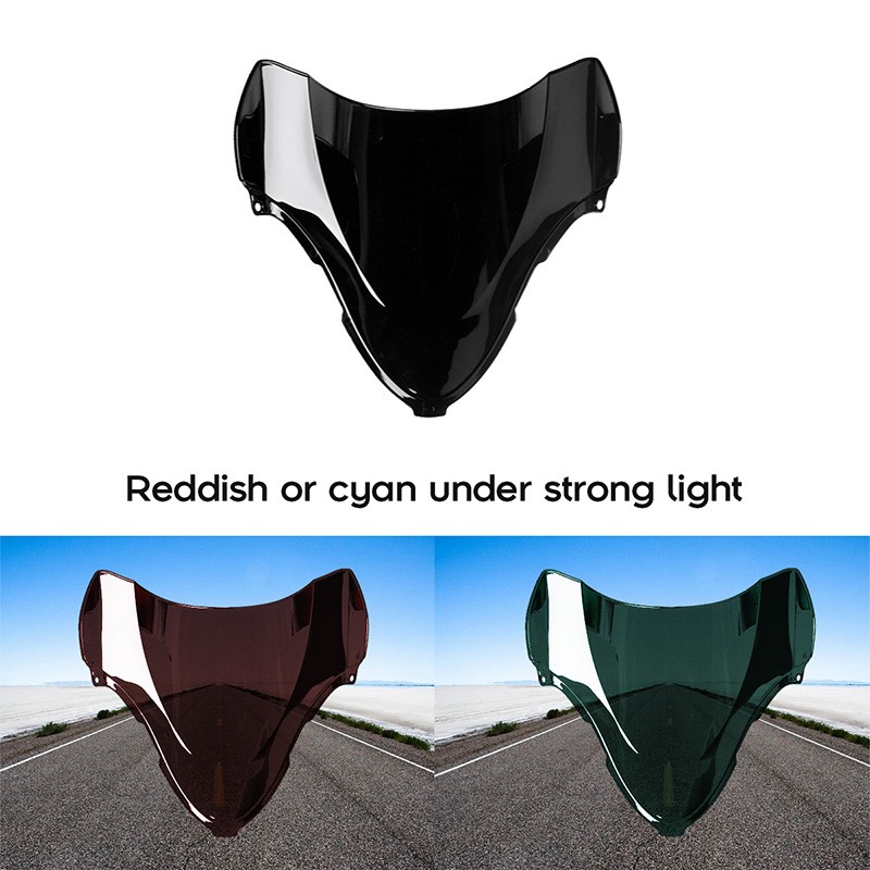 Dual Bubble Windshield Fit For Suzuki GSX1300R Hayabusa 1999-2007 2000 2001