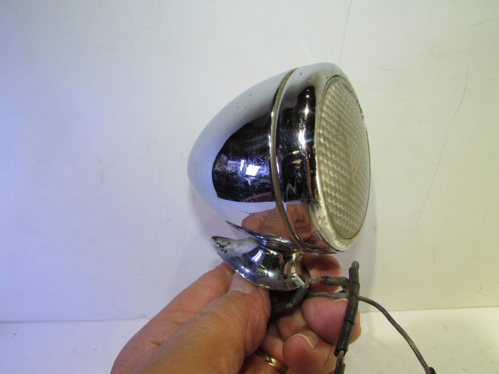VTG ORIGINAL STIMSONITE COWL LIGHT GREAT CHROME VTG ORIGINAL STIMSONITE COWL LIGHT GREAT CHROME