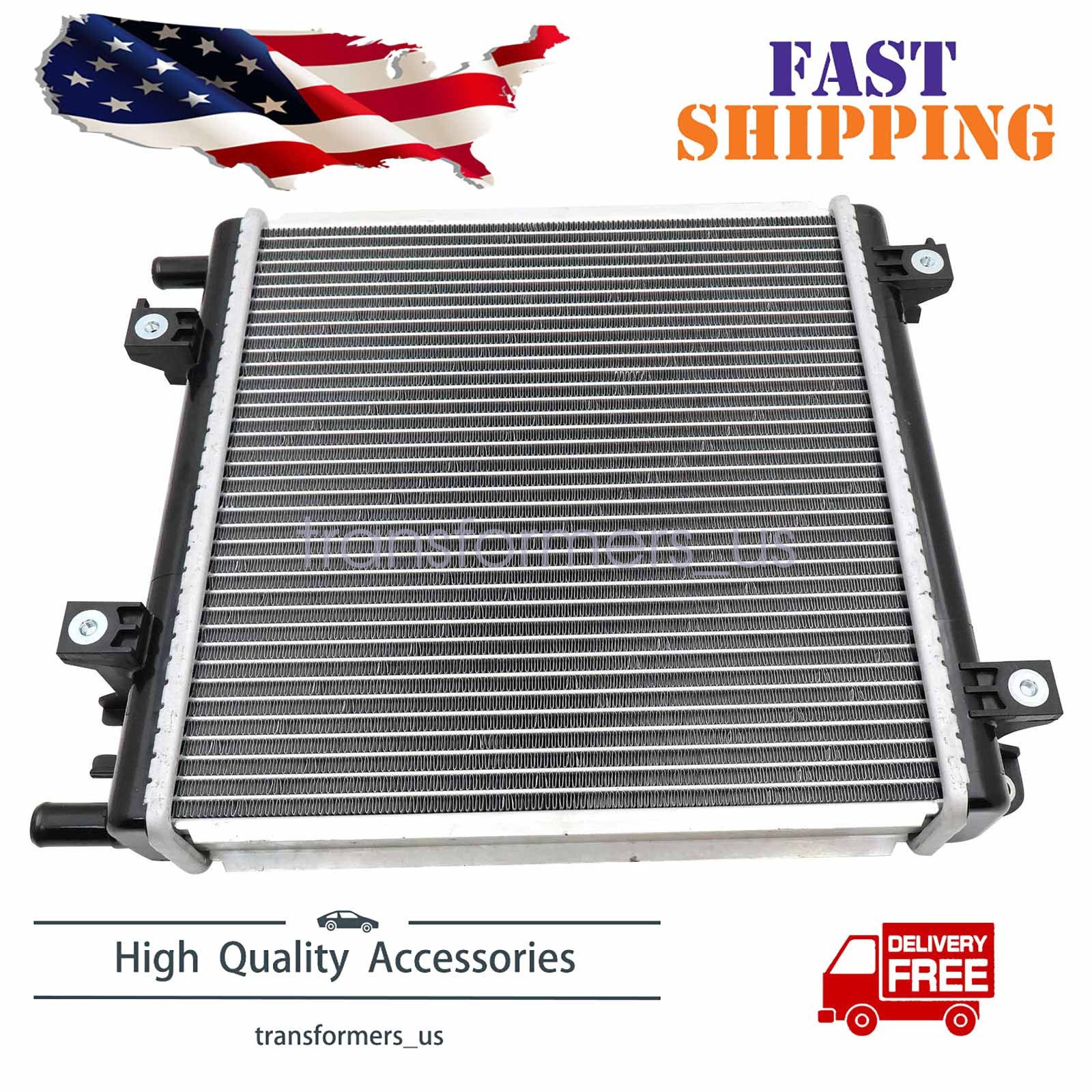 Left Radiator 1655070050 For Toyota Sequoia 2023-2024 Tundra 2022-2024