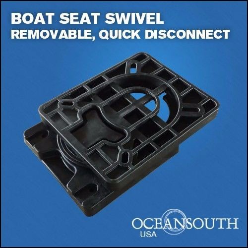 Boat Seat Swivel Removable For Quick and Easy Release Boat Seat Swivel Removable For Quick and Easy Release