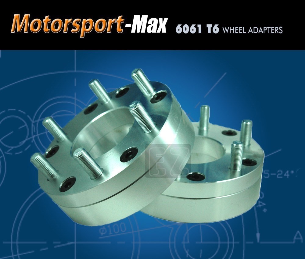 2 Wheel Adapters 5x5 To 6x4.5 | 6 Lug Durango Wheels on 5 Lug Silverado 1500