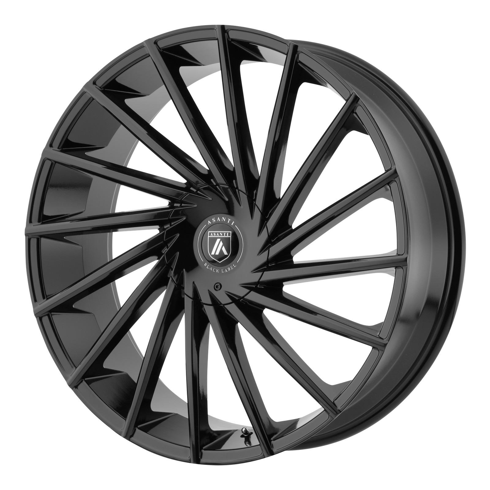 22x9 Asanti Black ABL-18 MATAR Gloss Black Wheel 6x135/6x5.5 (15mm)