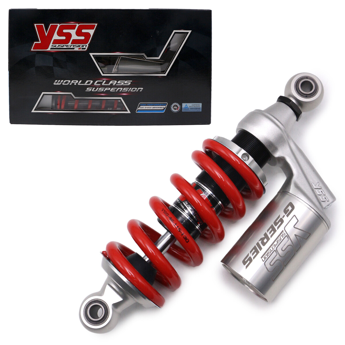 Rear Adjustable YSS Gas Shock with Reservoir Honda Grom MSX125 13-19 MC302-250TL
