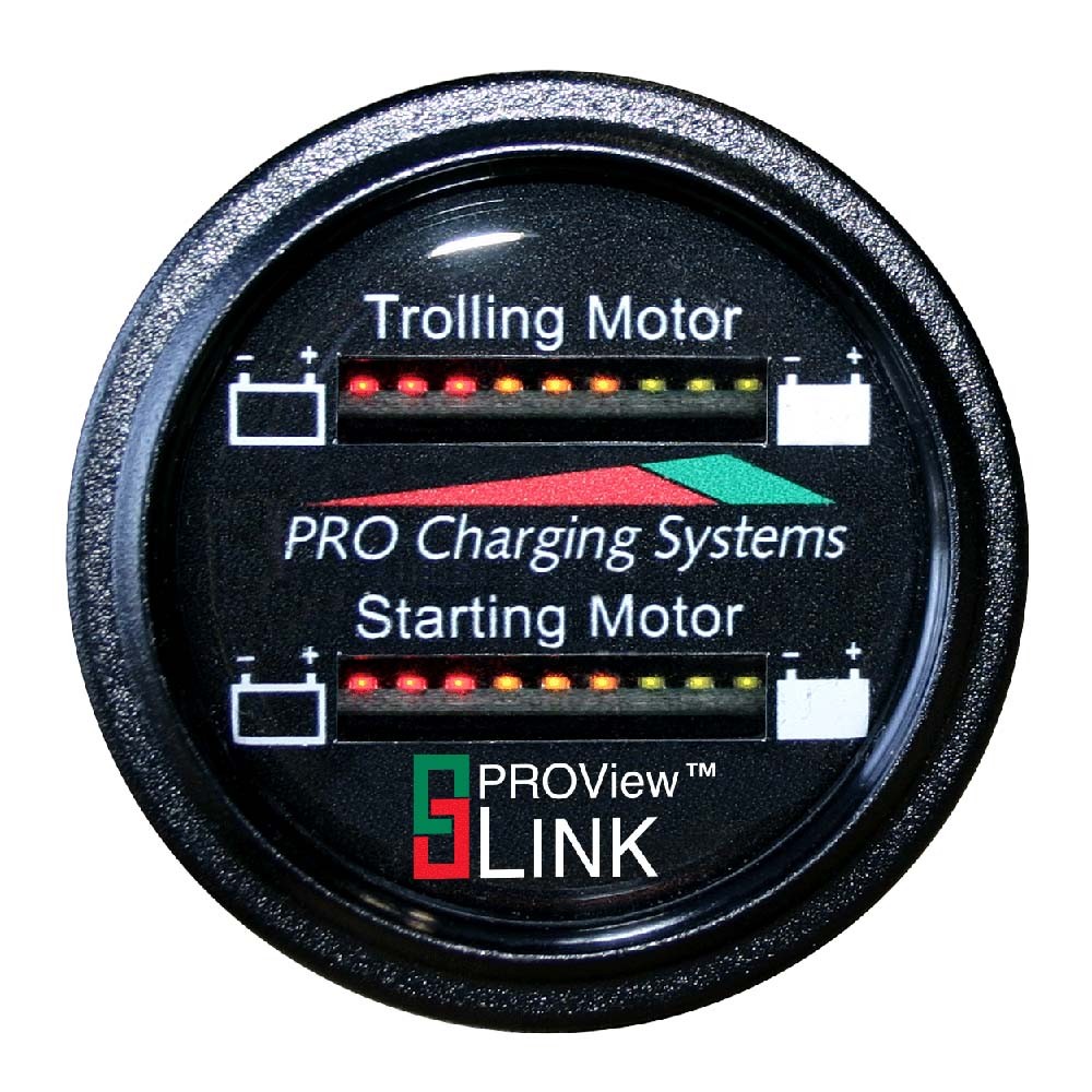 Dual Pro Battery Fuel Gauge Marine Dual Read Battery Monitor 12V/24V System 15\'