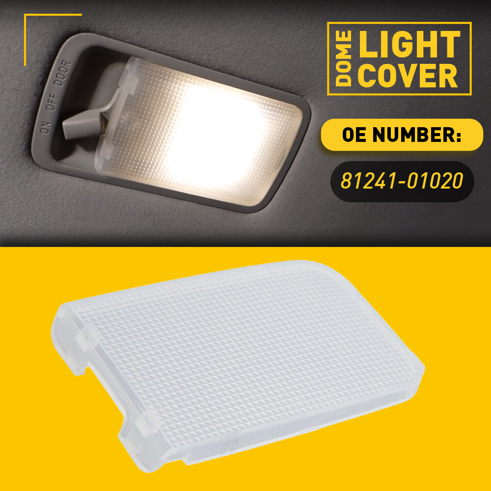 Interior Dome Light Cover Clear OE#81241-01020 For 1995-2004 Toyota Tacoma