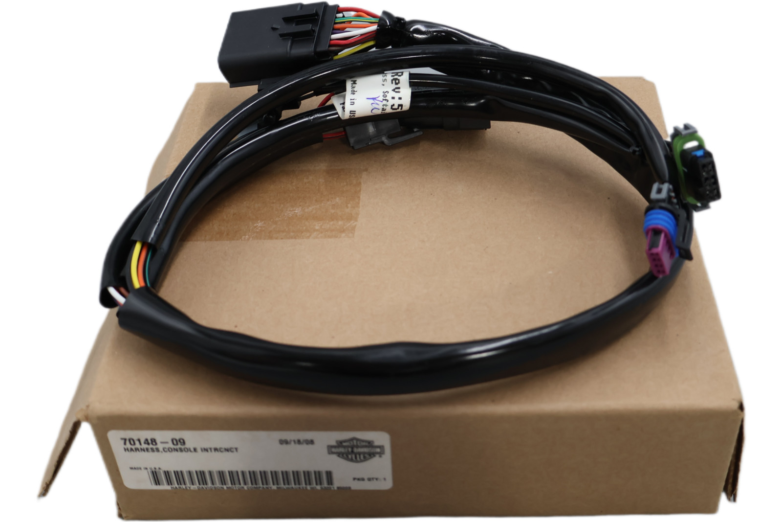 70148-09 NEW OEM 2009 HARLEY-DAVIDSON FXSTSSE3 CVO SPRINGER CONSOLE OVERLAY