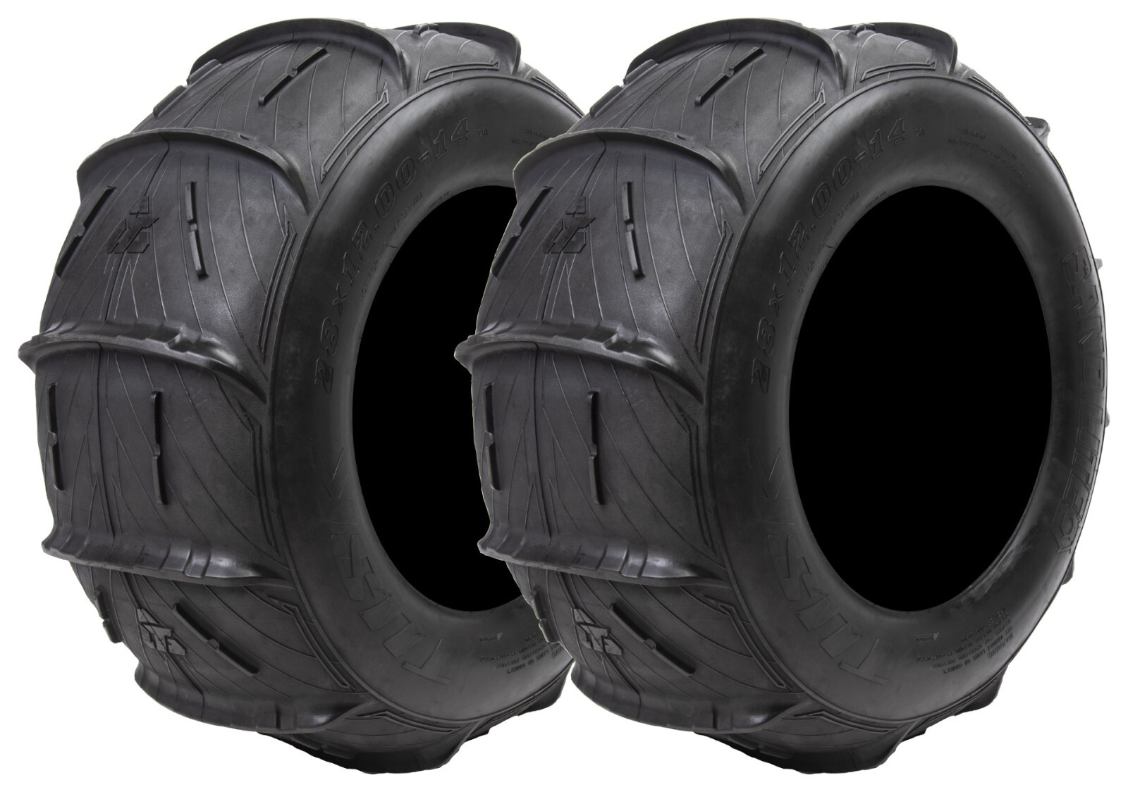 Tusk Sand Lite® Rear ATV/UTV Tire Set 30x12-14 (14 Paddle)