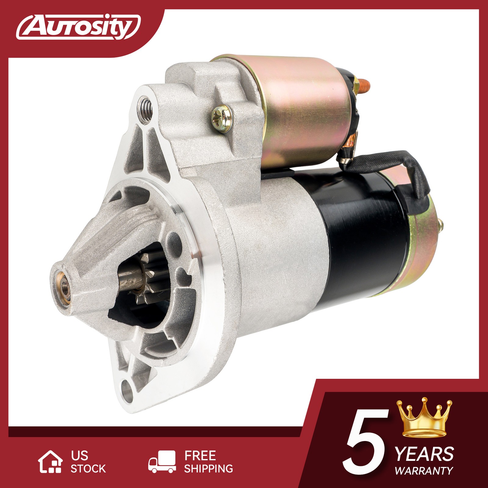 Starter Fits Jeep Grand Cherokee 4.0L 1993-1998 Wrangler 4.0L 1997-1998 17006N
