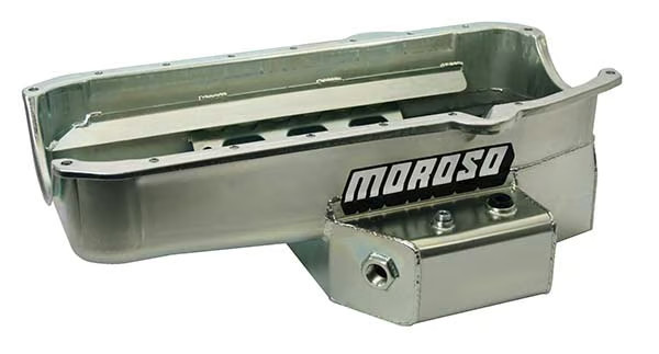 Moroso 21811 Road Race Oil Pan - Steel - 7 Quart Capacity - 7.000\