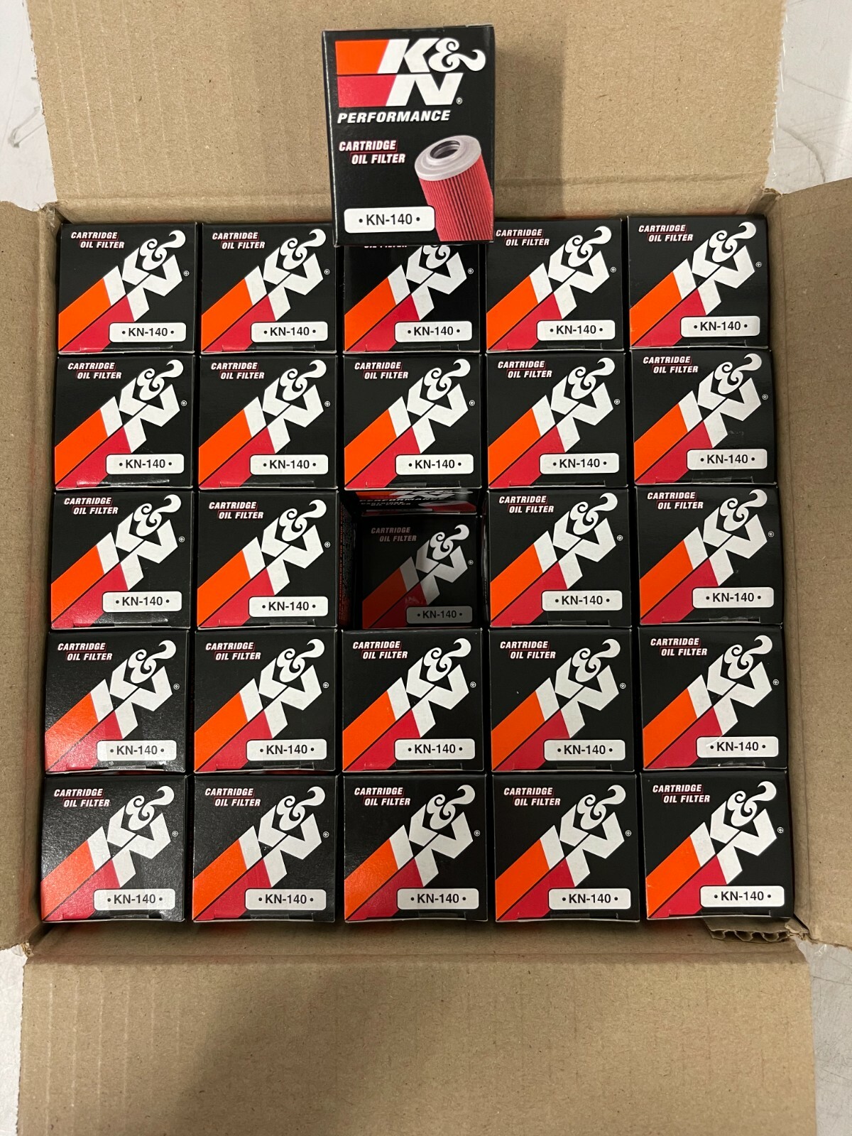 LOT OF 50 K&N Cartridge Oil Filter KN-140