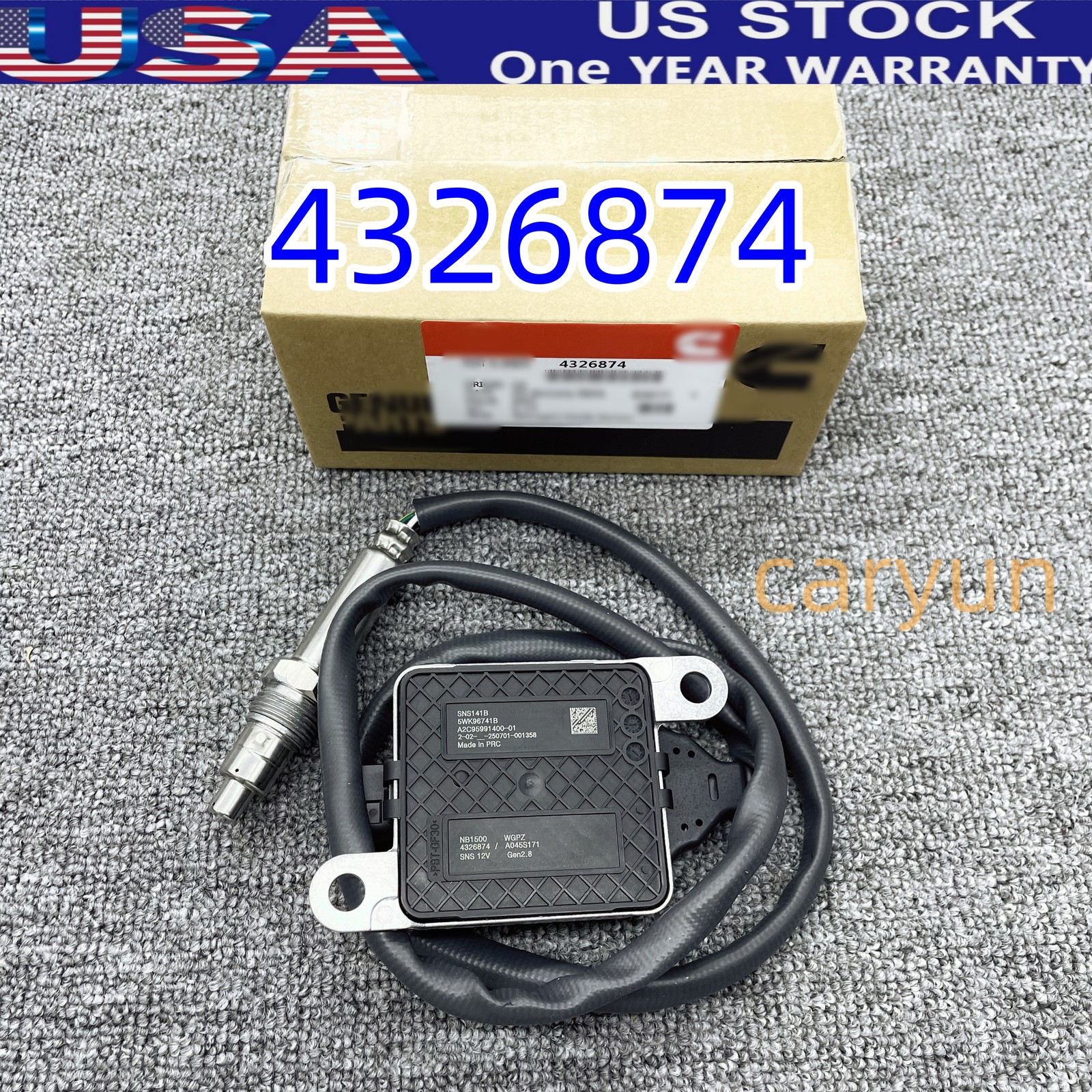 FOR Cummins USA STOCK 4326874RX Sensor Nitrogen Oxide 4326874