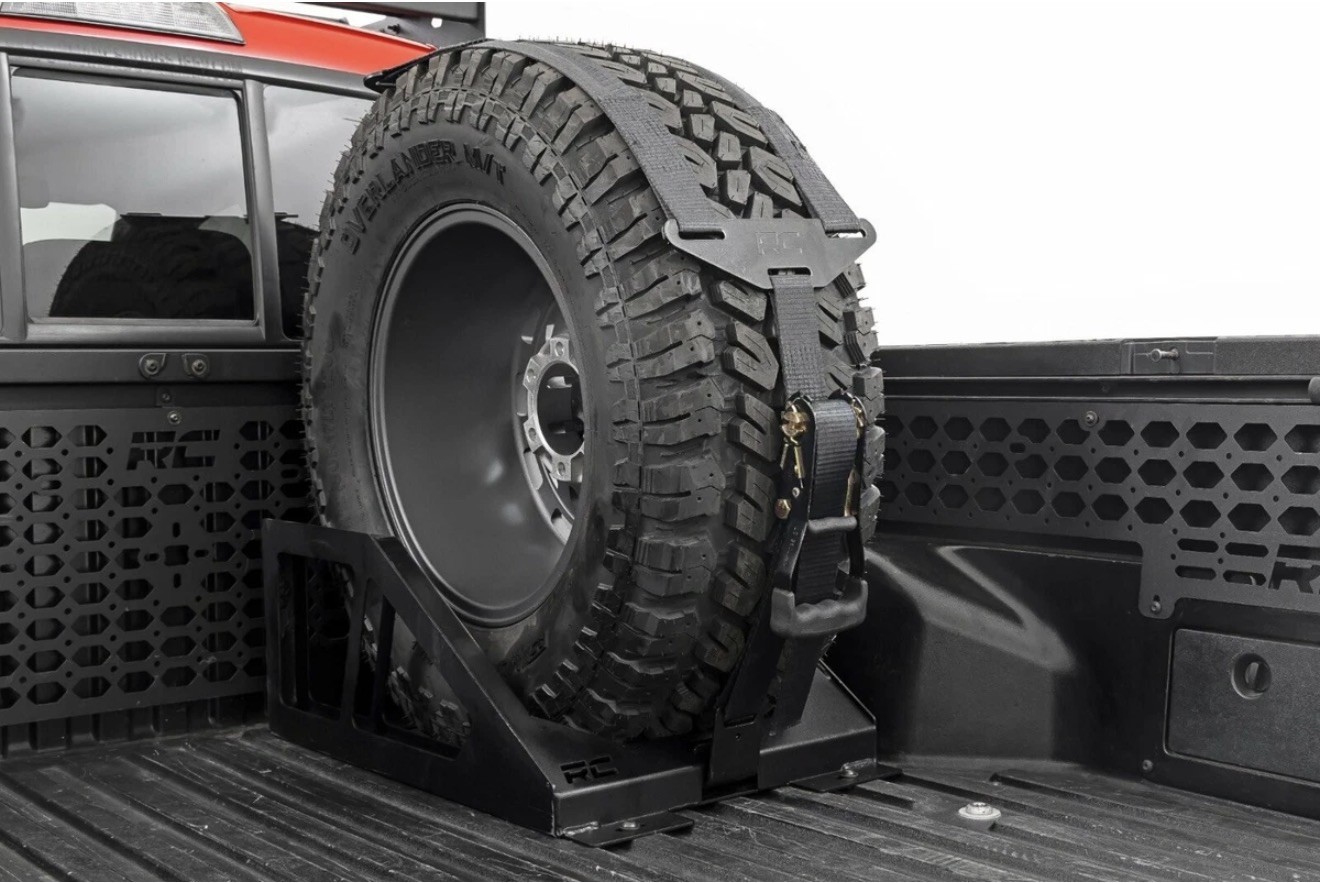 Rough Country Bed Mount Spare Tire Carrier Universal Multiple Makes Models 99073 Rough Country Bed Mount Spare Tire Carrier Universal Multiple Makes Models 99073