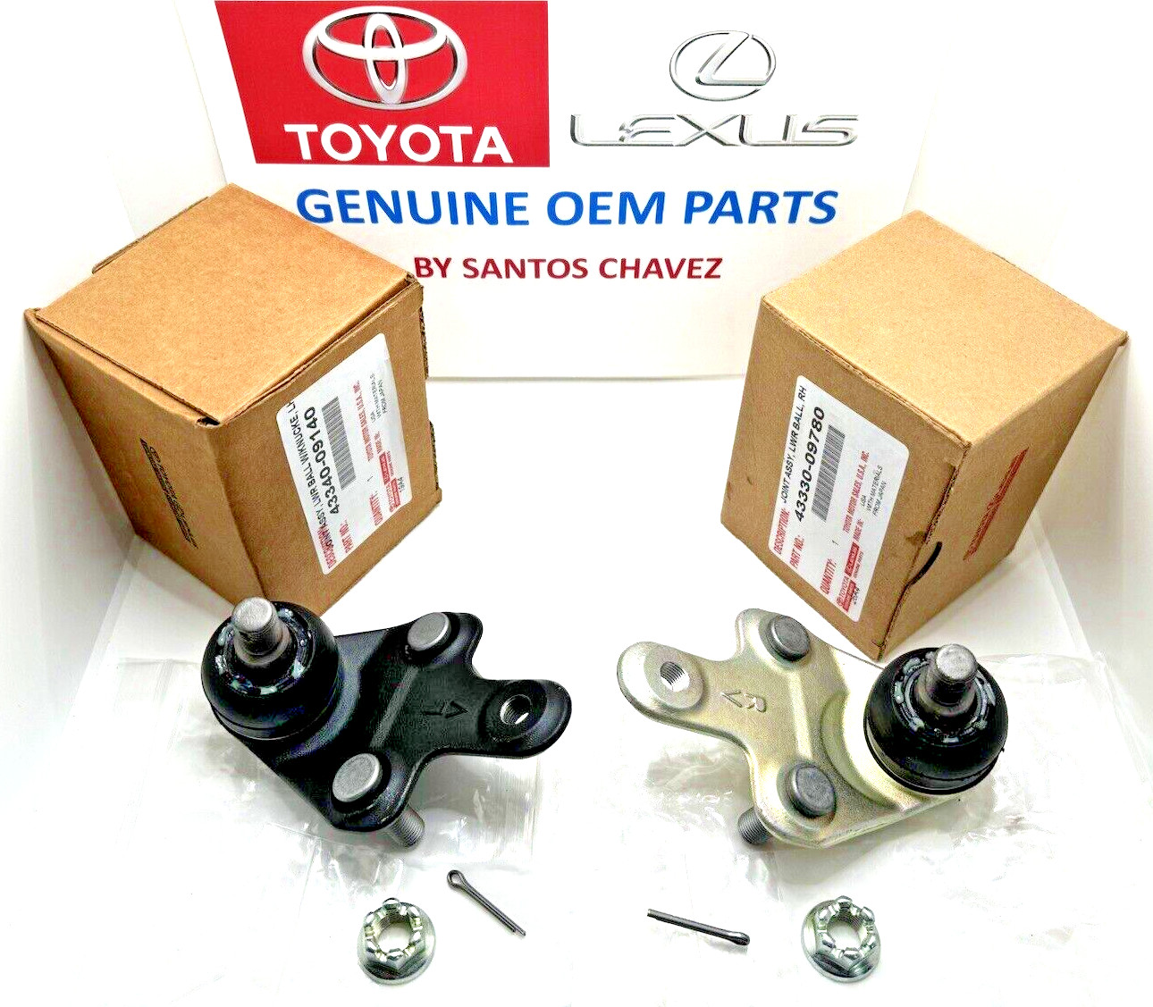2011-2020 Toyota Sienna Front Lower Right &Left Ball Joint GENUINE OEM PART 2011-2020 Toyota Sienna Front Lower Right &Left Ball Joint GENUINE OEM PART