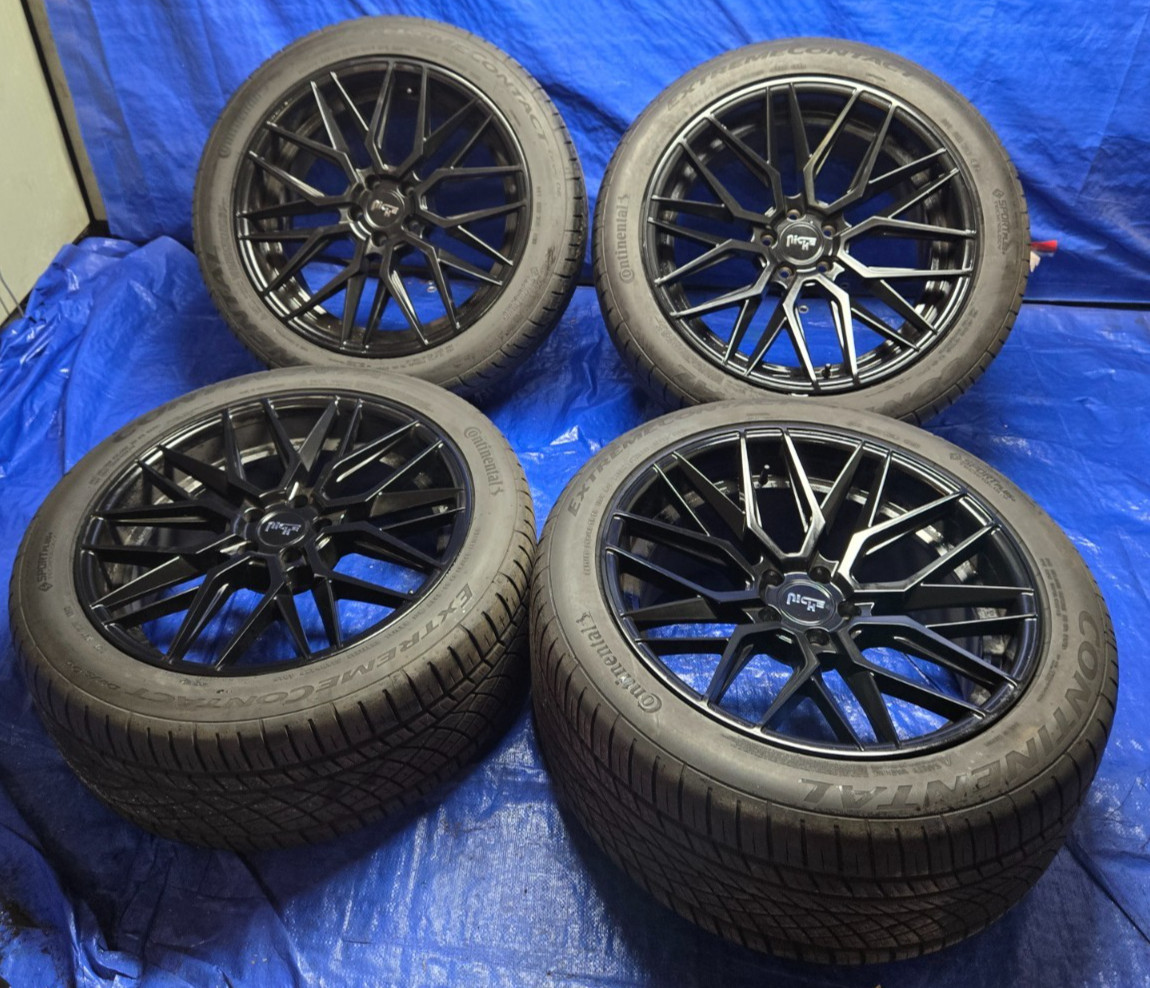 20” Niche M190 Gamma Wheels BMW M5 X5x112 + Continental ExtremeContact STAGGERED