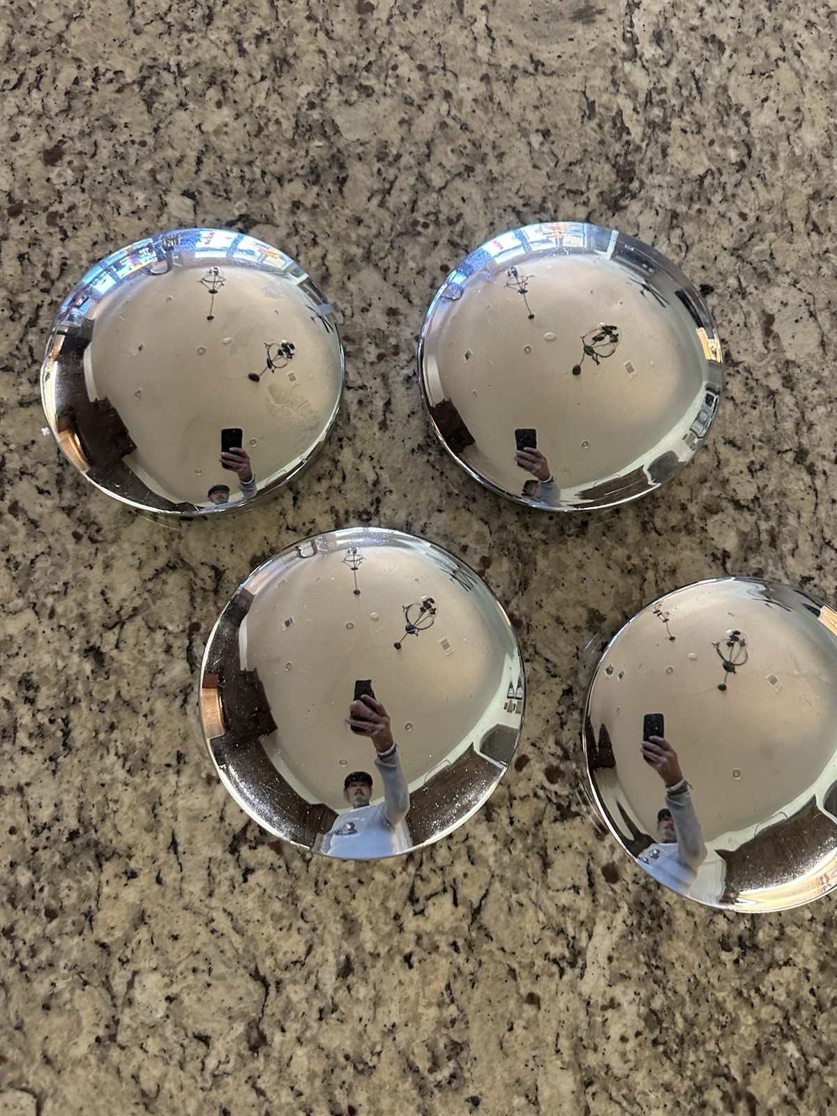 BABY MOON Center Caps - Small wheel covers (Older Vintage Cars & Golfcarts)