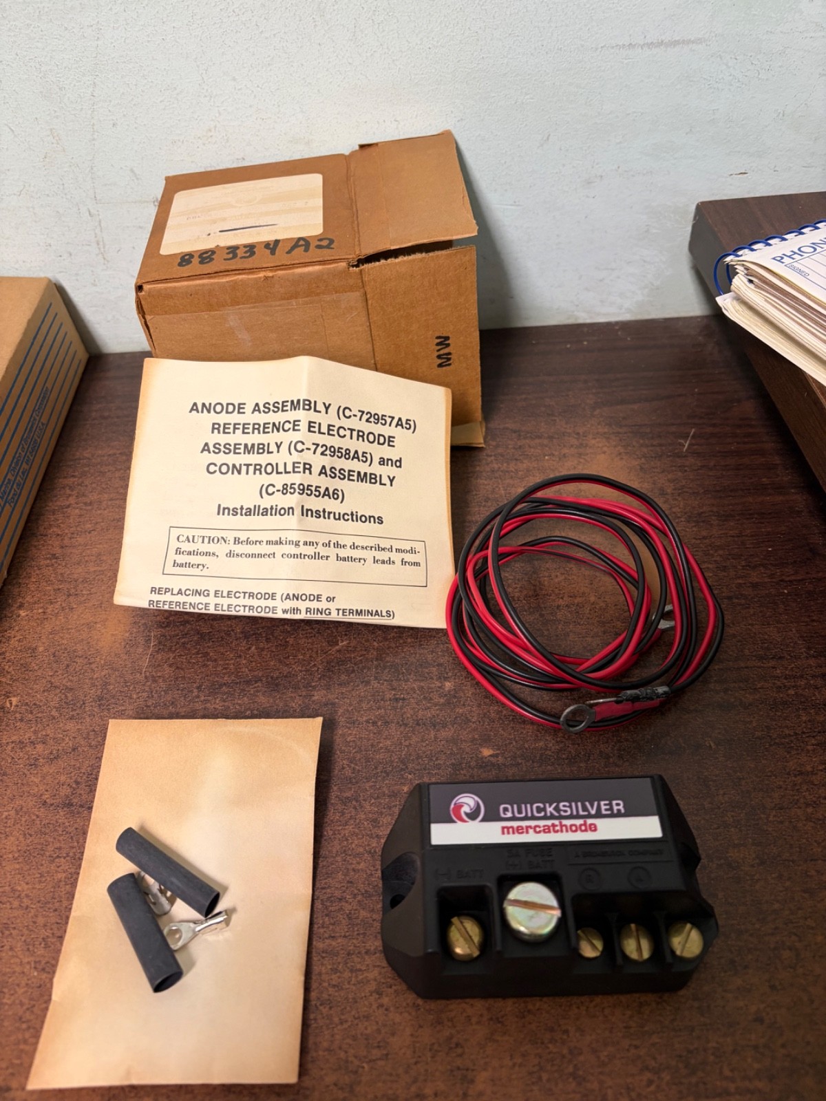 NOS MERCURY QUICKSILVER 88334A2 1 MERCATHODE . B449 NOS MERCURY QUICKSILVER 88334A2 1 MERCATHODE . B449