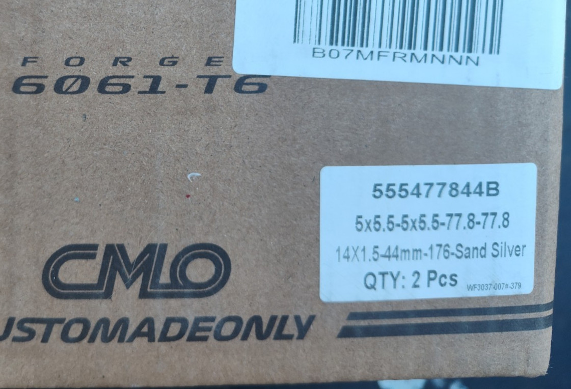 2  CMO   Wheel Spacers    1.5\