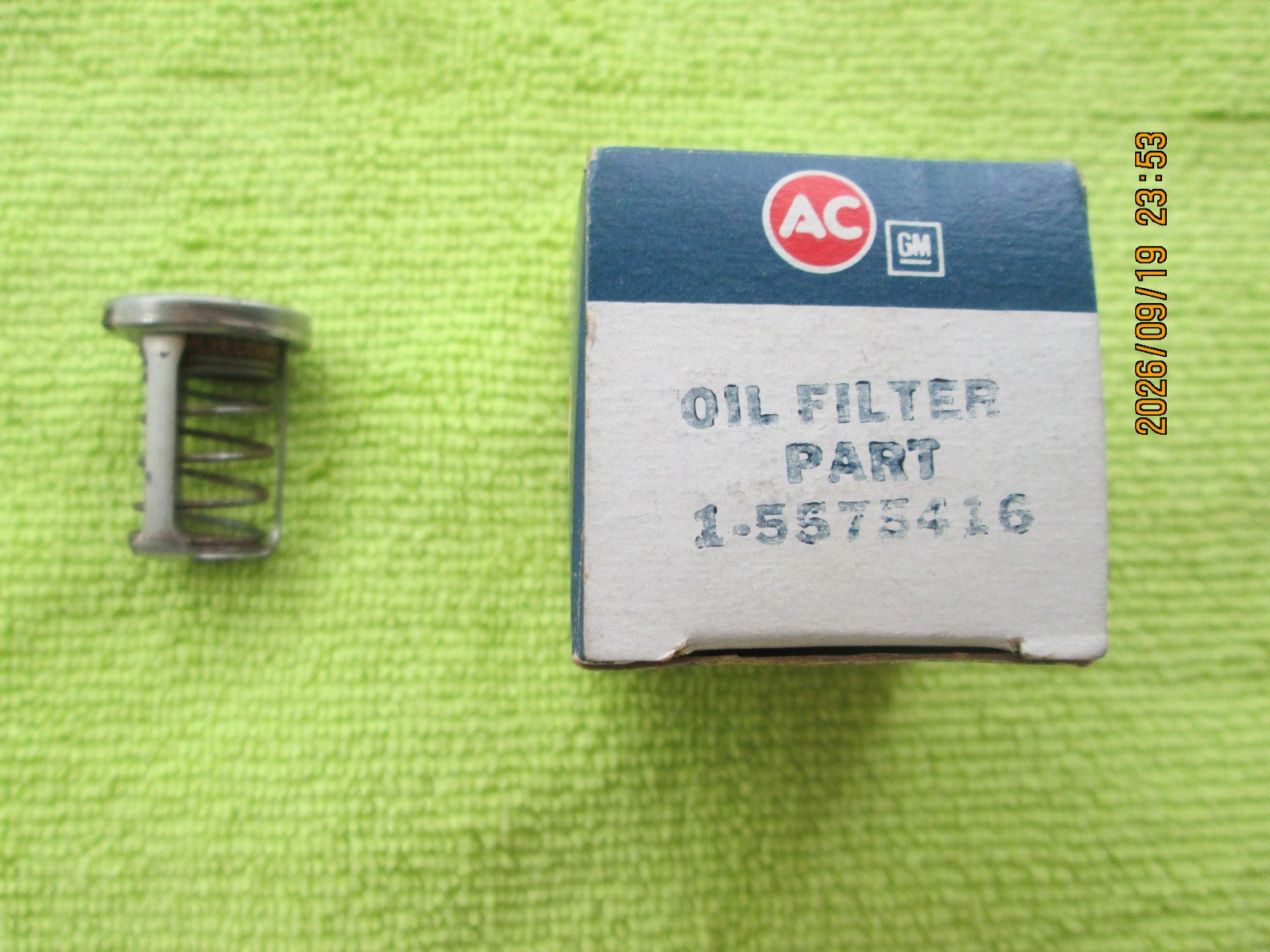 NOS GM 1969 1970 Chevrolet Corvette 427 Oil Filter Bypass Valve New Old Stock NOS GM 1969 1970 Chevrolet Corvette 427 Oil Filter Bypass Valve New Old Stock