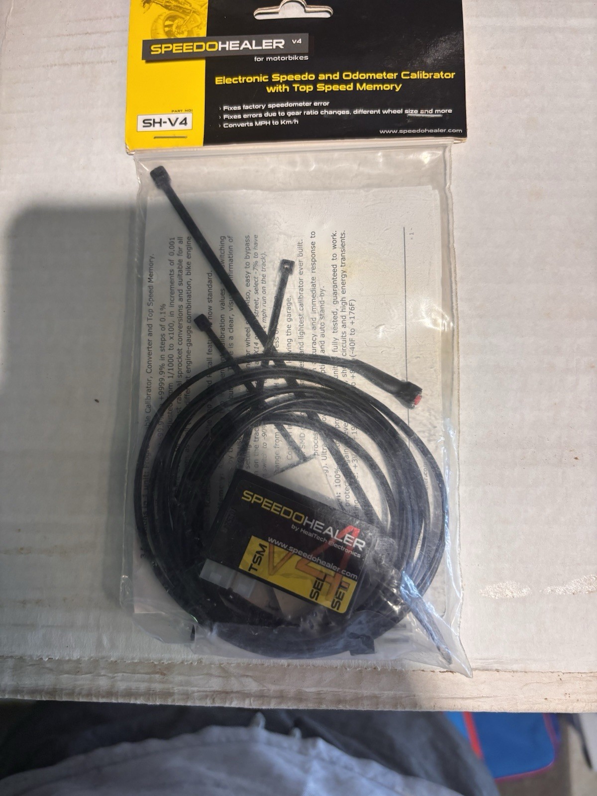 Electronic Speedo and Odometer Calibrator With Top Speed Memory, Speedohealer V4