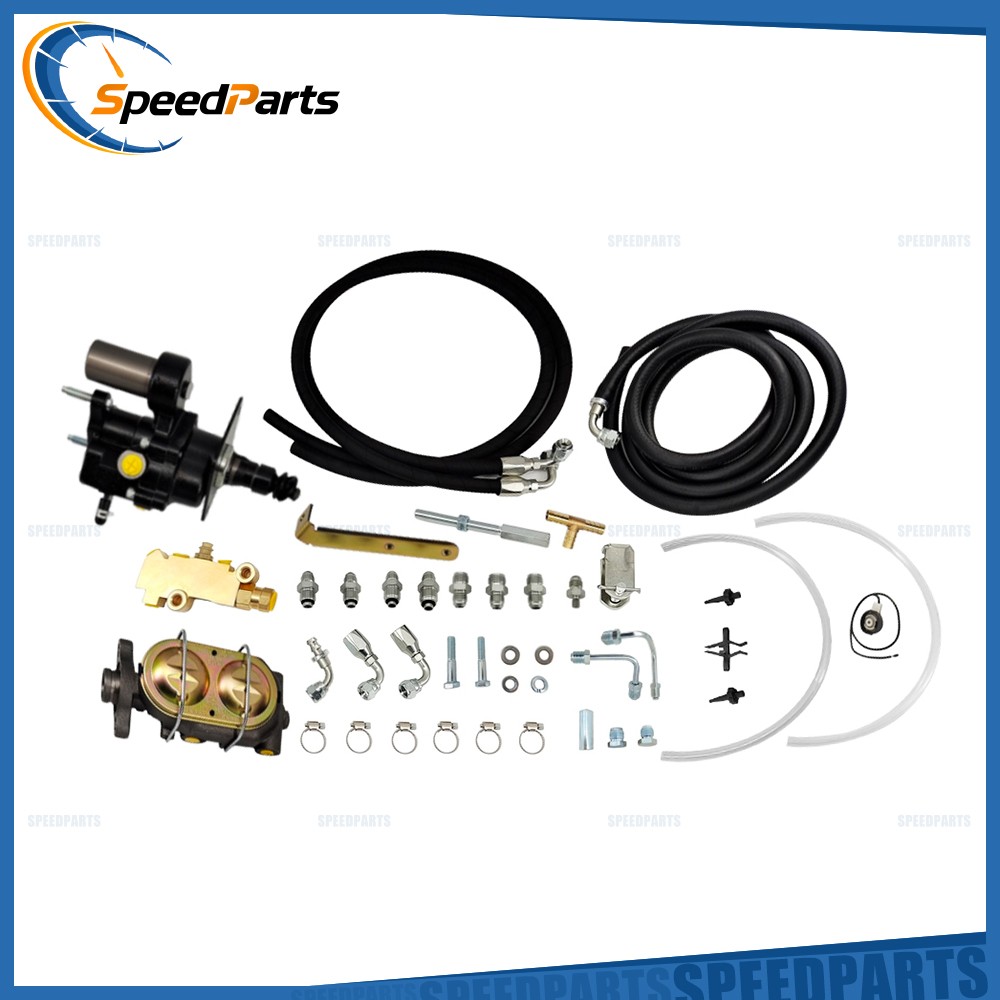 Universal Hydrobooster Hydraulic Power Brake Booster Master Disc Disc Hose Kit