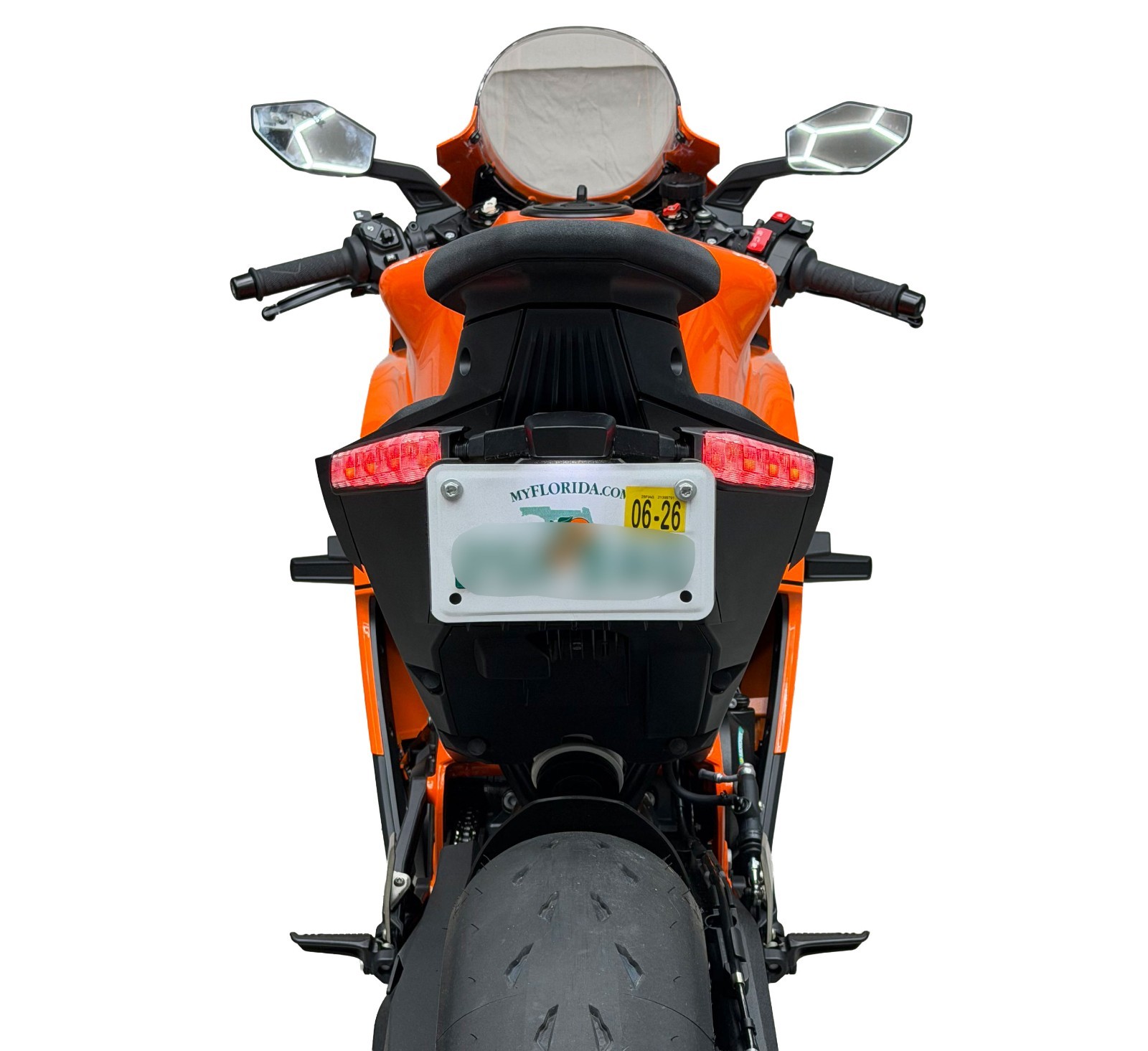 KTM 990 RC R Tail Tidy 2026+ High Visibility Fender Eliminator OEM Hardware