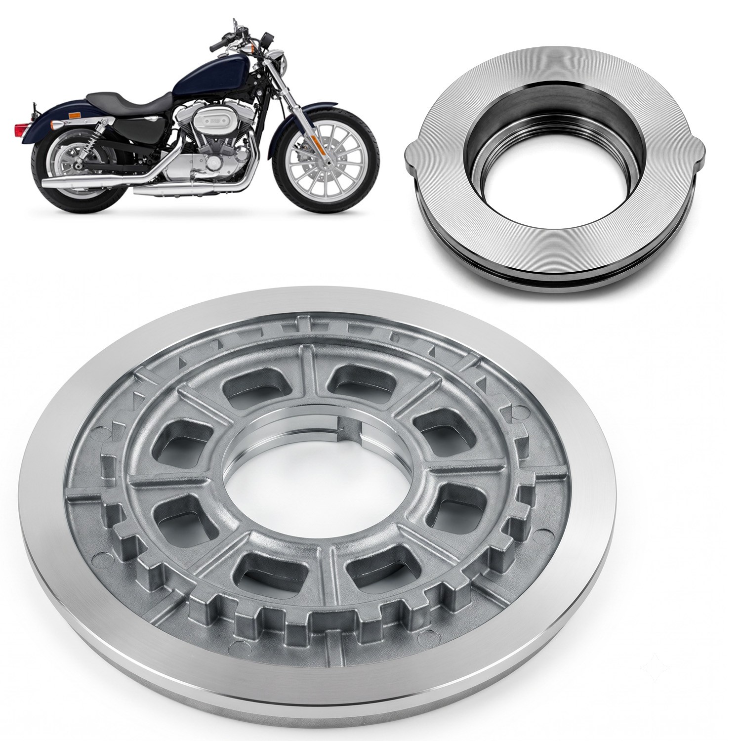 Clutch Pressure Rellease Plates Assy Kit For Harley Sportster 1200 883 1991-2020