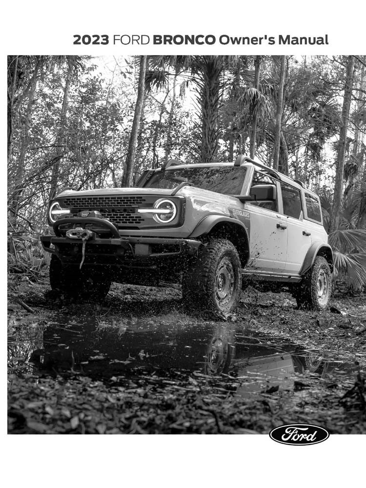 2023 Ford Truck Bronco Owner\'s Manual