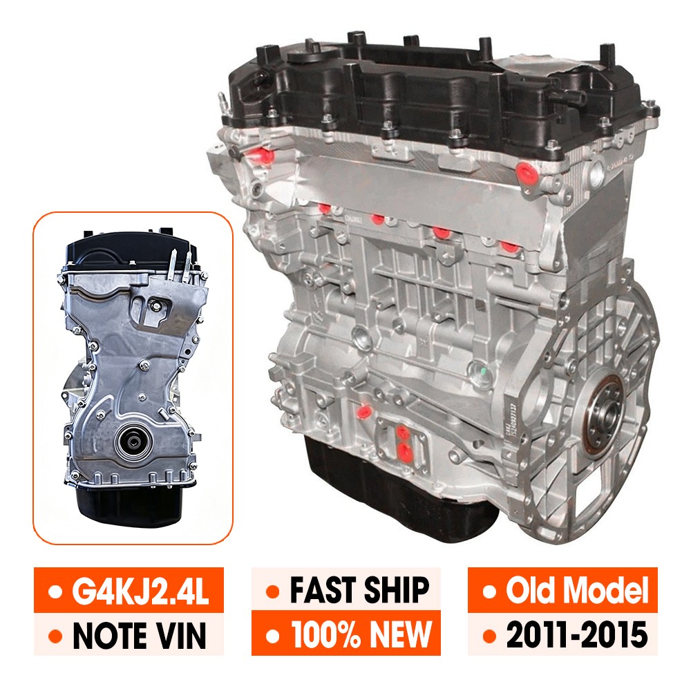 For 2011-2015 Hyundai Sonata Kia Optima G4KJ 2.4L GDi Long block Engine Assembly