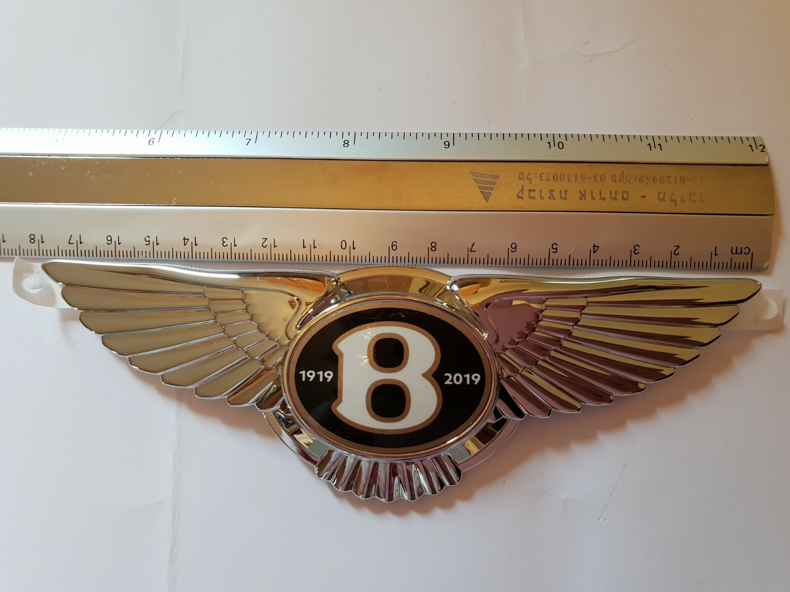 BENTLEY Mulsanne Continental GT 1919-2019 Centenary FRONT GRILL BADGE EMBLEM OEM