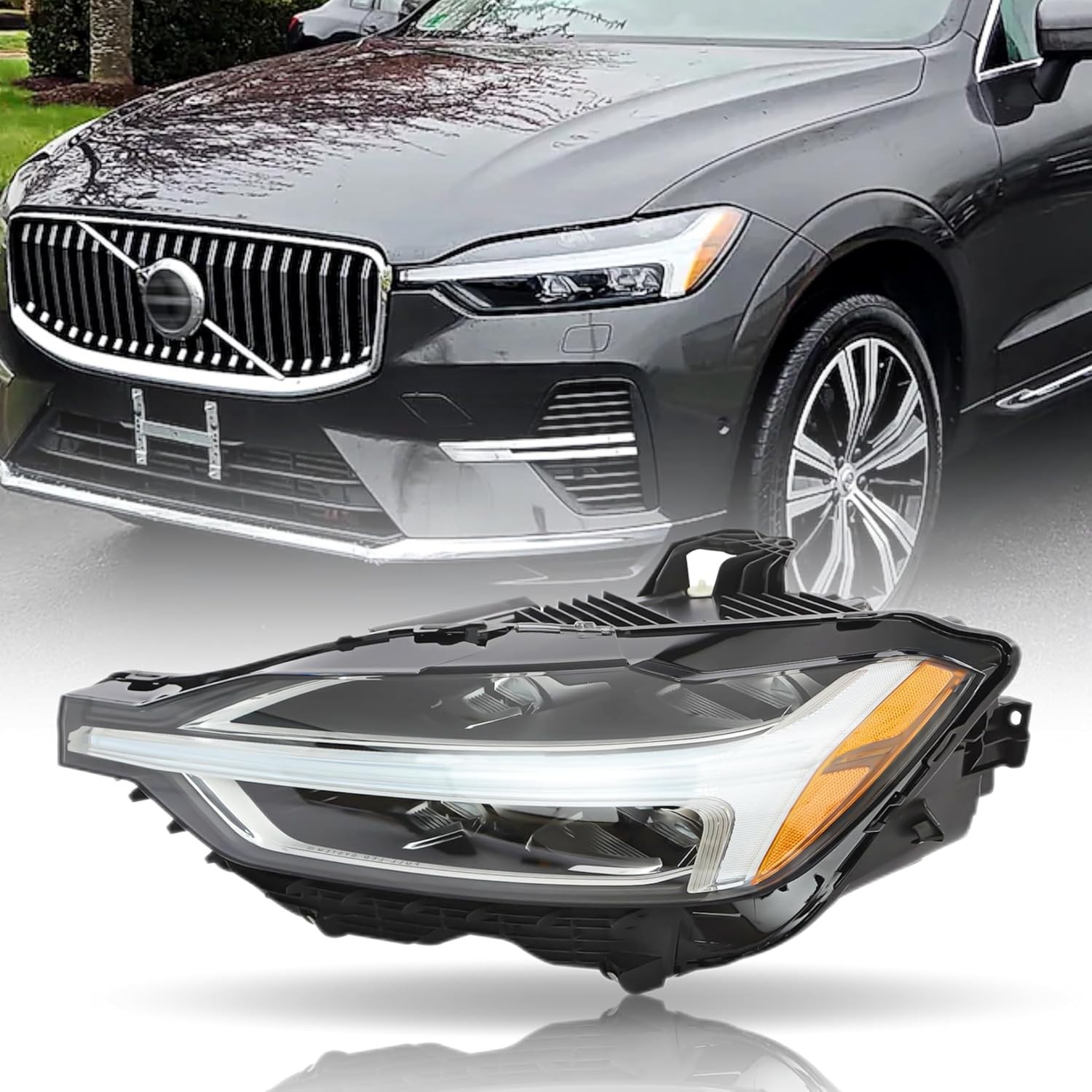 LED Headlight Fits 2018-2025 Volvo XC60 Left LH Driver Side