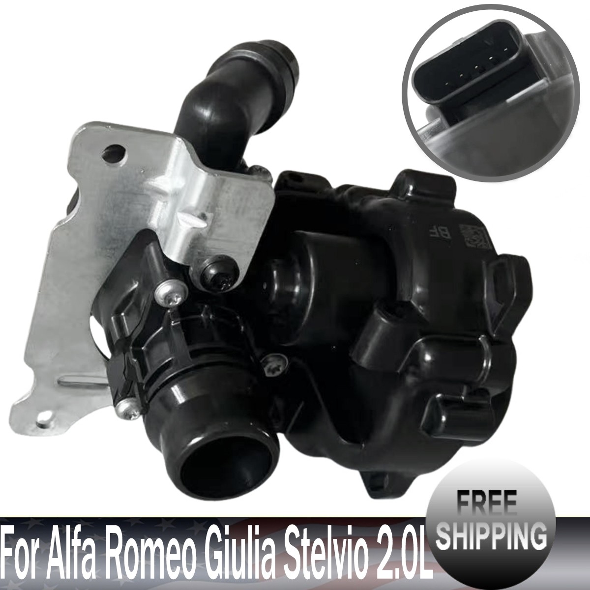 68312761AD Coolant 3 Way Thermostat Valve For Alfa Romeo Giulia Stelvio 2.0L