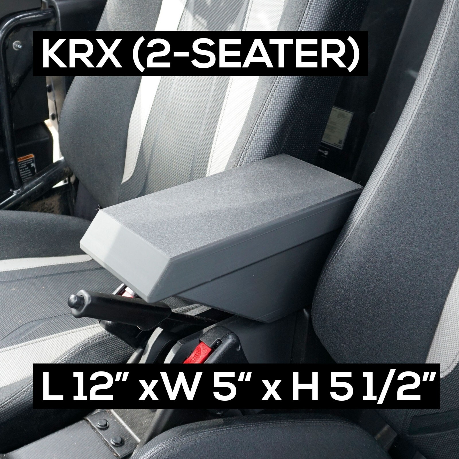 Kawasaki KRX 1000  Armrest Box Cubby with Magnet Lock & dust protection