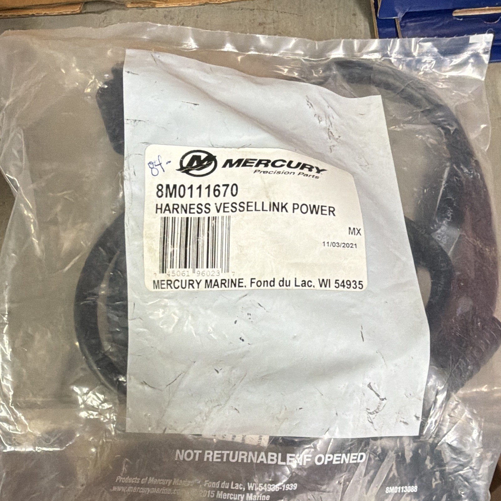 Mercury 8M0111670 Link Harness OEM BRAND NEW Mercury 8M0111670 Link Harness OEM BRAND NEW