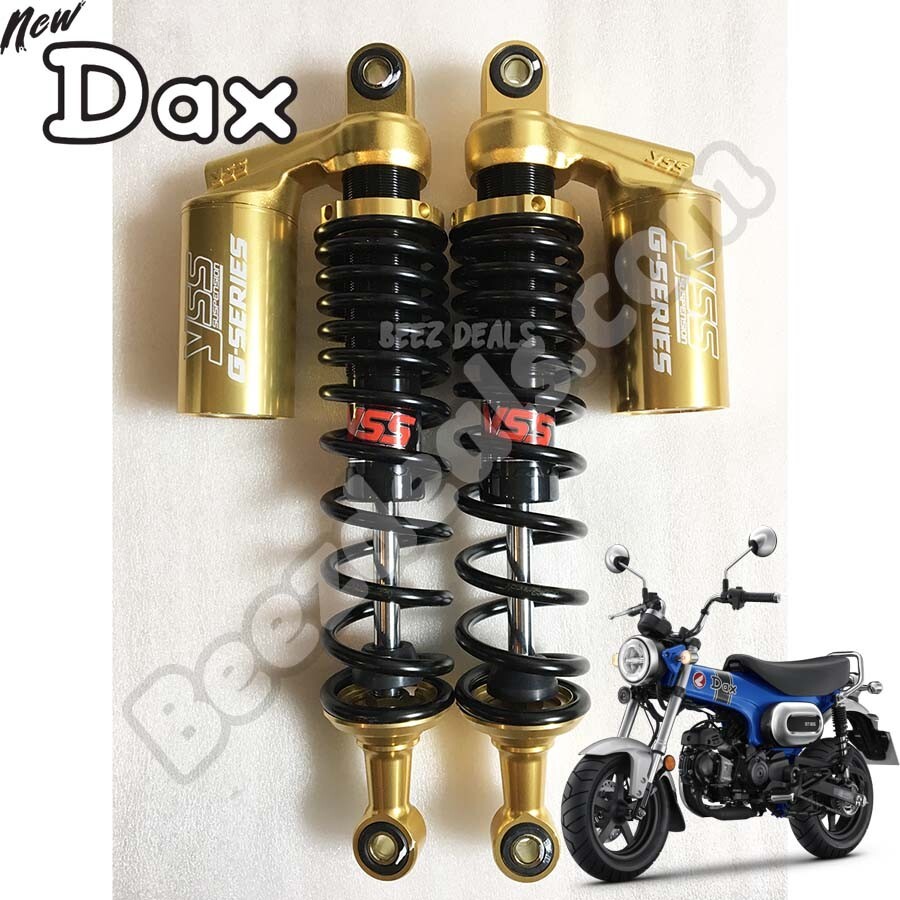 YSS Gas Shocks Absorber Suspension Adjustable Gold Black JB04 JB06 Honda Dax 125
